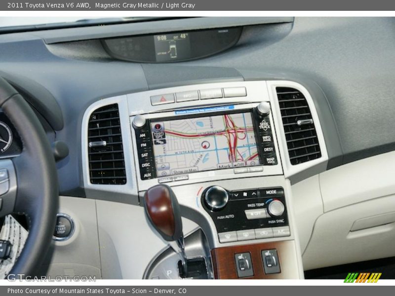 Magnetic Gray Metallic / Light Gray 2011 Toyota Venza V6 AWD