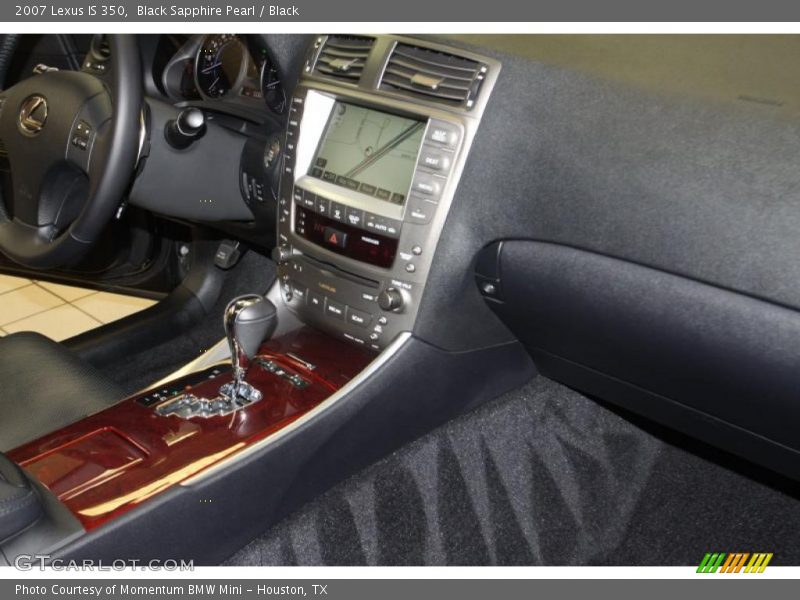 Black Sapphire Pearl / Black 2007 Lexus IS 350
