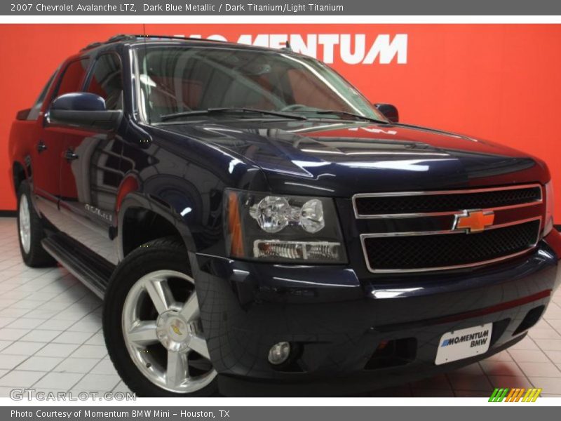 Dark Blue Metallic / Dark Titanium/Light Titanium 2007 Chevrolet Avalanche LTZ