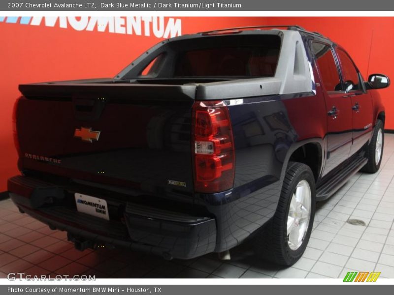 Dark Blue Metallic / Dark Titanium/Light Titanium 2007 Chevrolet Avalanche LTZ