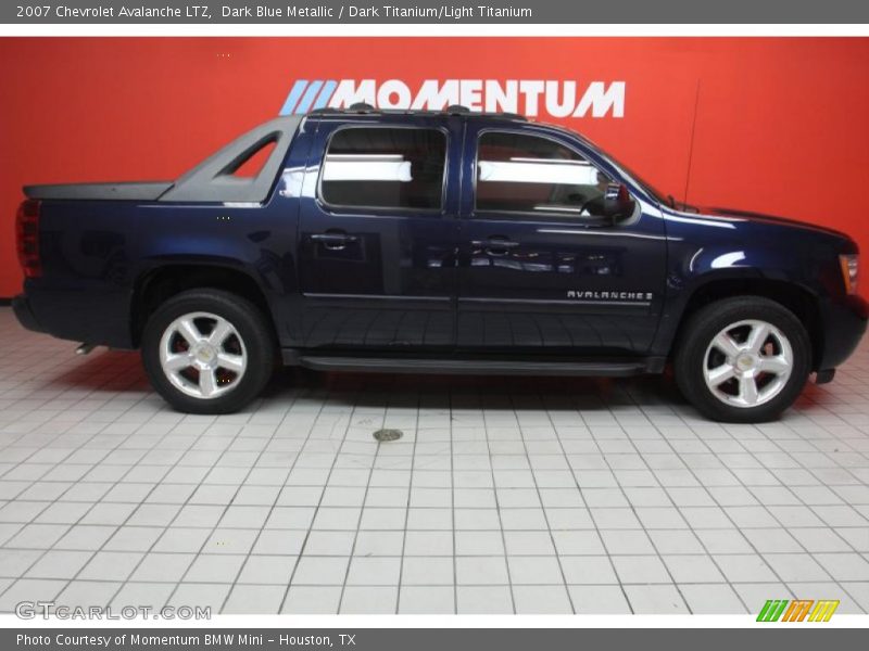 Dark Blue Metallic / Dark Titanium/Light Titanium 2007 Chevrolet Avalanche LTZ
