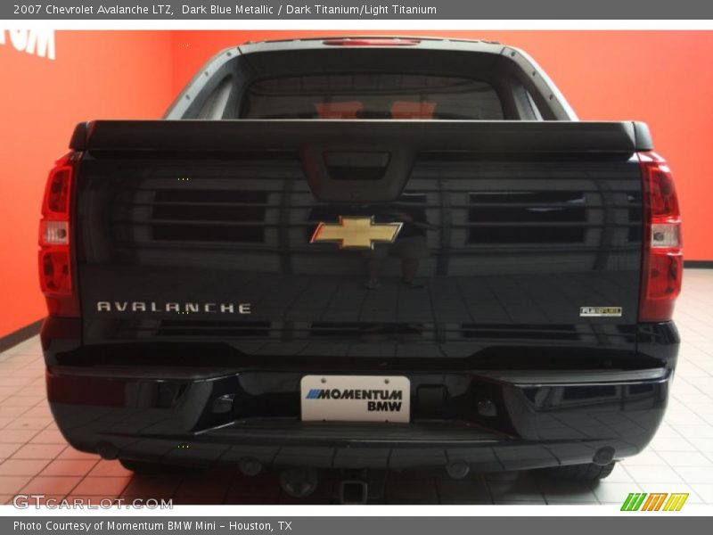 Dark Blue Metallic / Dark Titanium/Light Titanium 2007 Chevrolet Avalanche LTZ