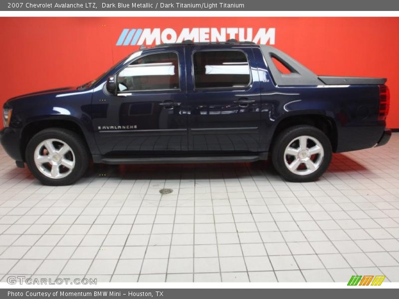 Dark Blue Metallic / Dark Titanium/Light Titanium 2007 Chevrolet Avalanche LTZ