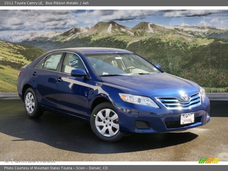 Blue Ribbon Metallic / Ash 2011 Toyota Camry LE