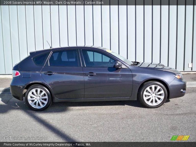 Dark Gray Metallic / Carbon Black 2008 Subaru Impreza WRX Wagon