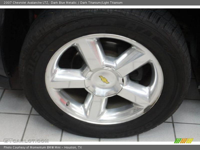 Dark Blue Metallic / Dark Titanium/Light Titanium 2007 Chevrolet Avalanche LTZ