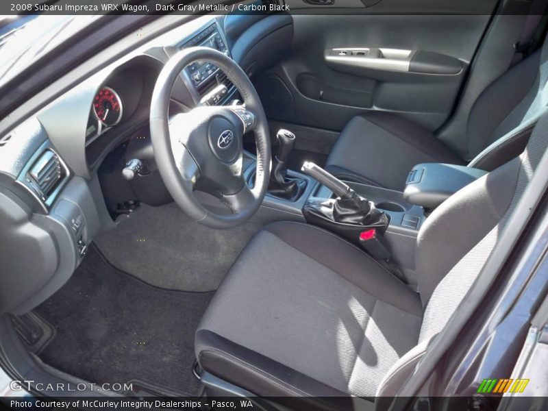 Dark Gray Metallic / Carbon Black 2008 Subaru Impreza WRX Wagon