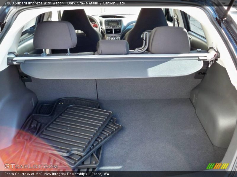 Dark Gray Metallic / Carbon Black 2008 Subaru Impreza WRX Wagon