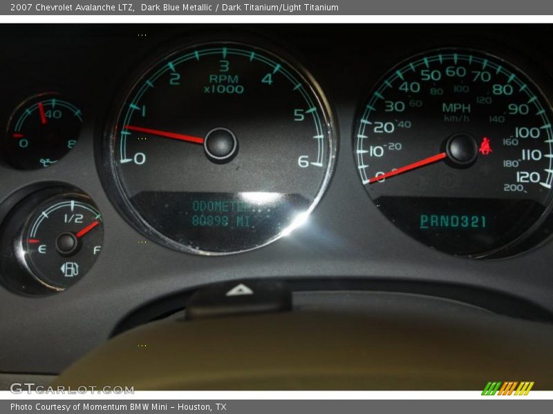 Dark Blue Metallic / Dark Titanium/Light Titanium 2007 Chevrolet Avalanche LTZ