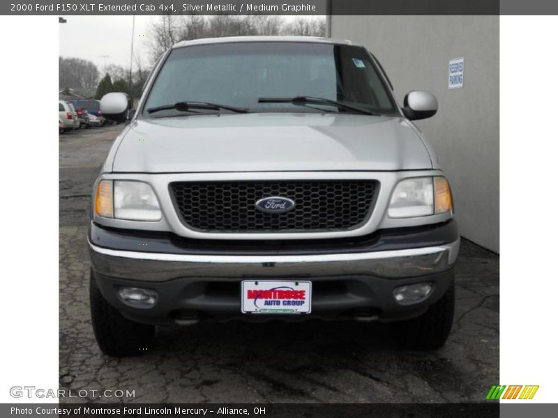 Silver Metallic / Medium Graphite 2000 Ford F150 XLT Extended Cab 4x4