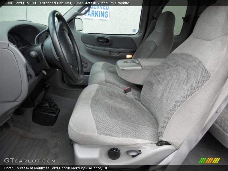  2000 F150 XLT Extended Cab 4x4 Medium Graphite Interior