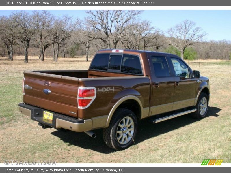 Golden Bronze Metallic / Chaparral Leather 2011 Ford F150 King Ranch SuperCrew 4x4