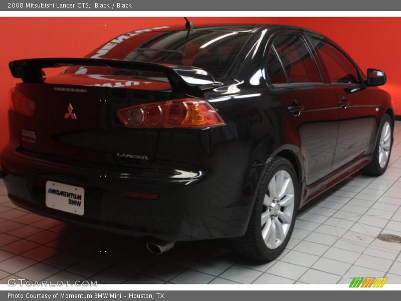 Black / Black 2008 Mitsubishi Lancer GTS