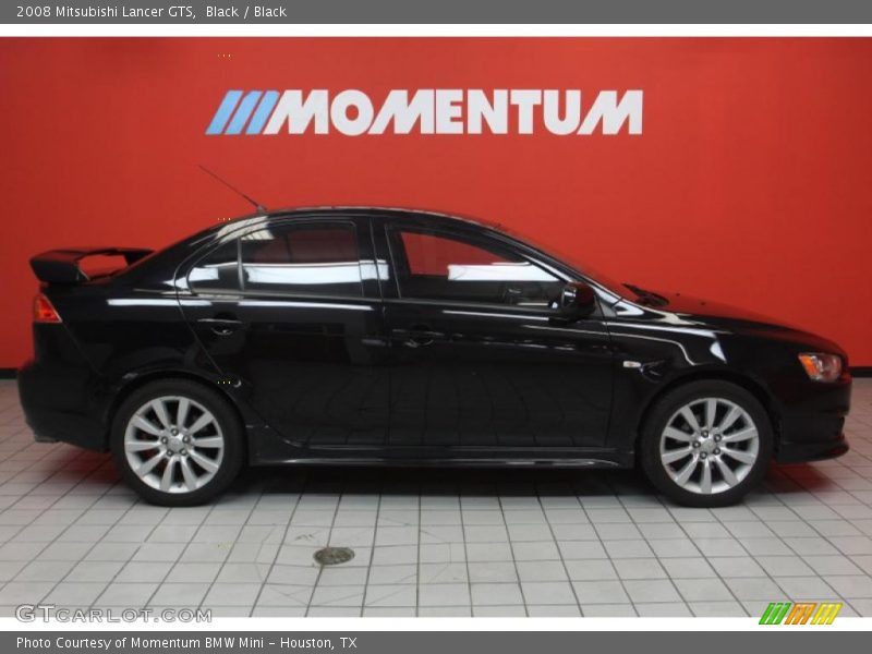 Black / Black 2008 Mitsubishi Lancer GTS