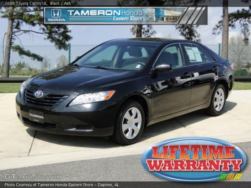 Black / Ash 2008 Toyota Camry LE
