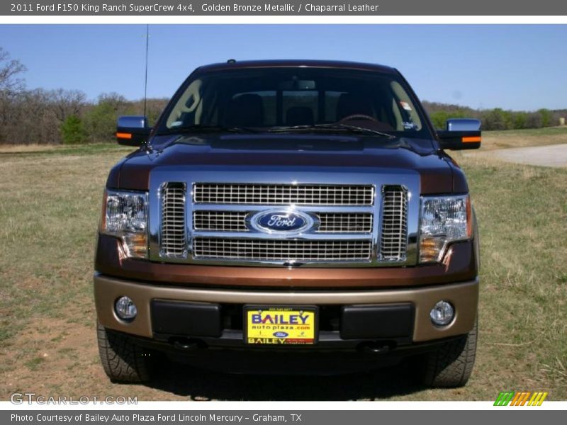 Golden Bronze Metallic / Chaparral Leather 2011 Ford F150 King Ranch SuperCrew 4x4