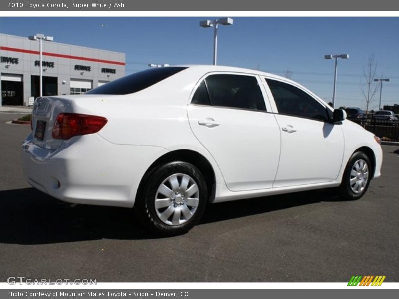 Super White / Ash 2010 Toyota Corolla