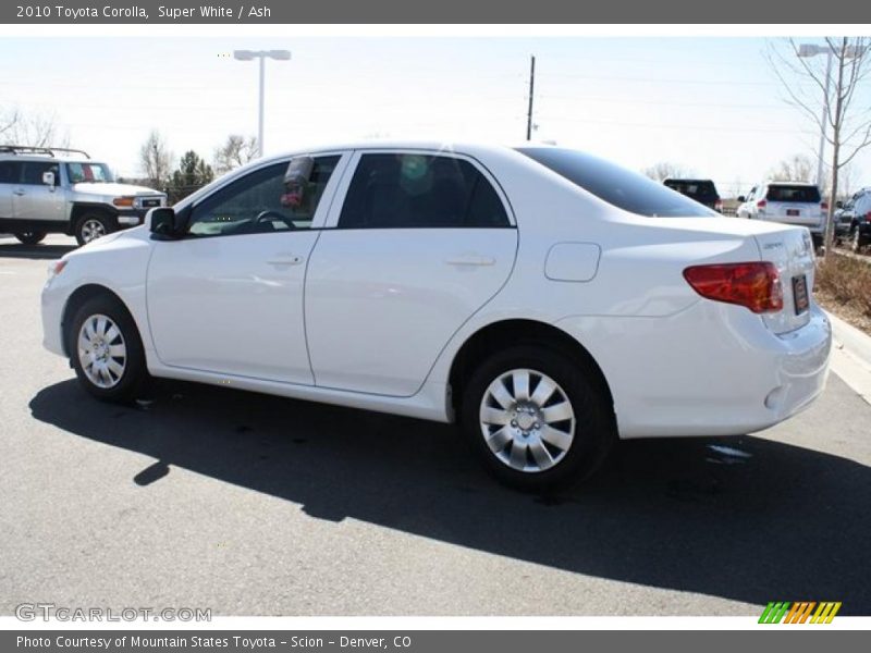 Super White / Ash 2010 Toyota Corolla