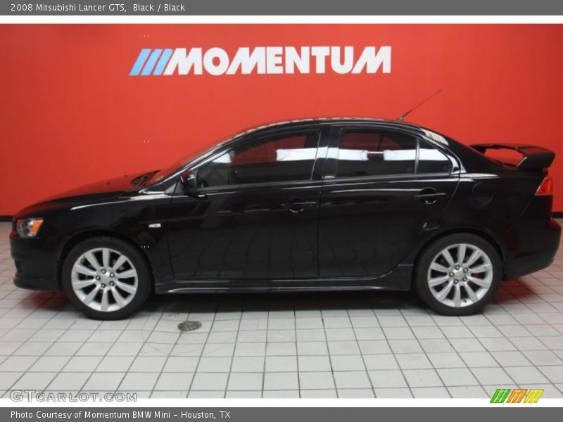 Black / Black 2008 Mitsubishi Lancer GTS