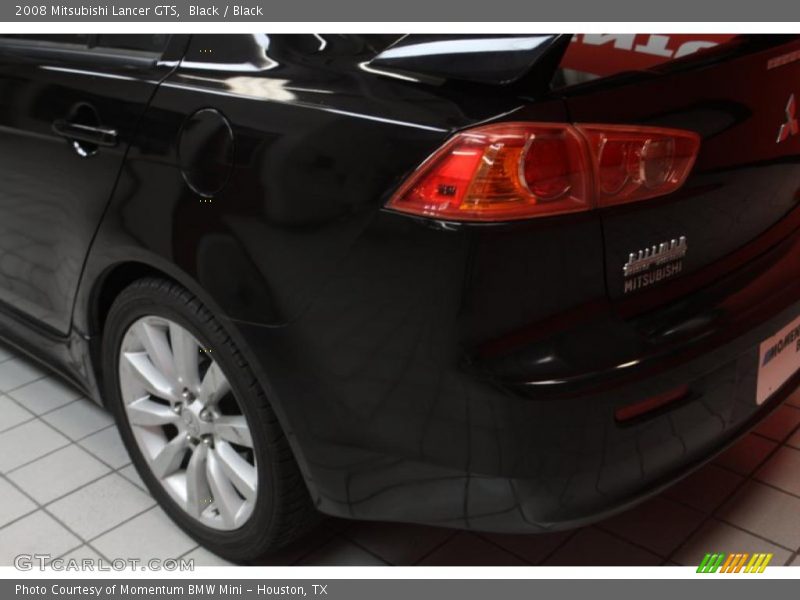 Black / Black 2008 Mitsubishi Lancer GTS