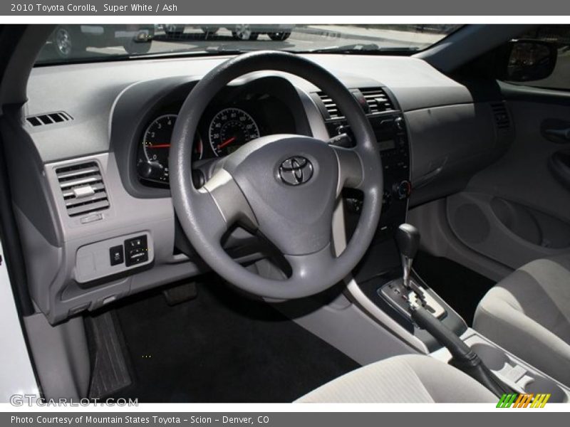 Super White / Ash 2010 Toyota Corolla