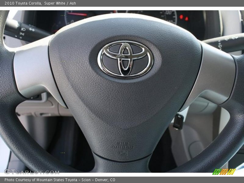 Super White / Ash 2010 Toyota Corolla