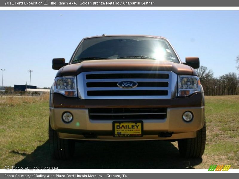 Golden Bronze Metallic / Chaparral Leather 2011 Ford Expedition EL King Ranch 4x4