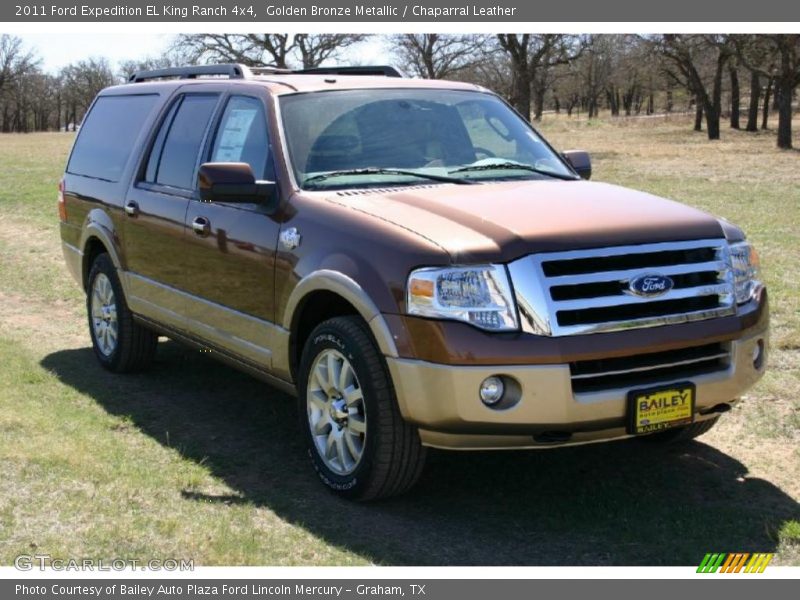 Golden Bronze Metallic / Chaparral Leather 2011 Ford Expedition EL King Ranch 4x4