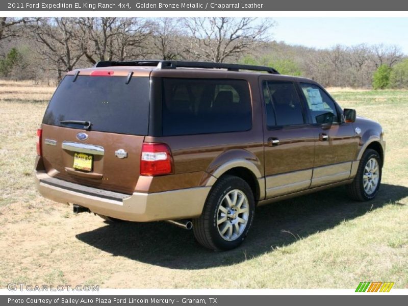 Golden Bronze Metallic / Chaparral Leather 2011 Ford Expedition EL King Ranch 4x4