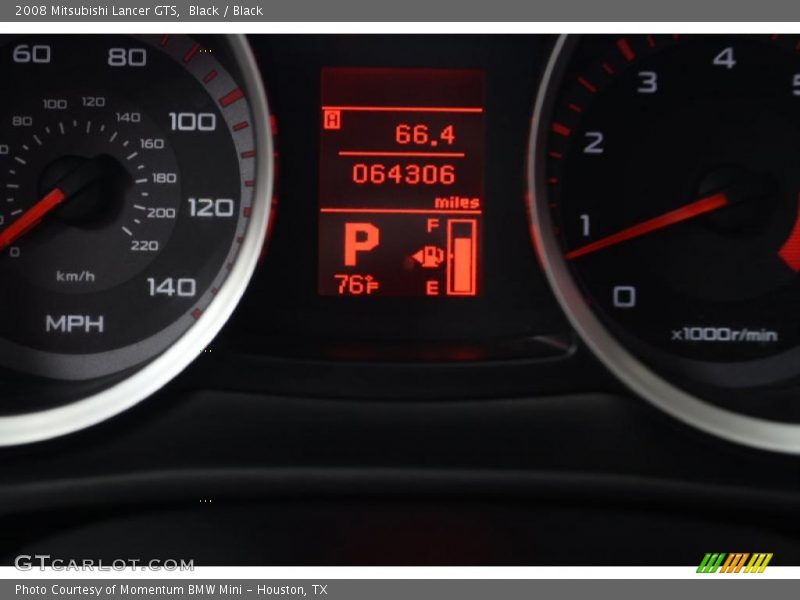 Black / Black 2008 Mitsubishi Lancer GTS