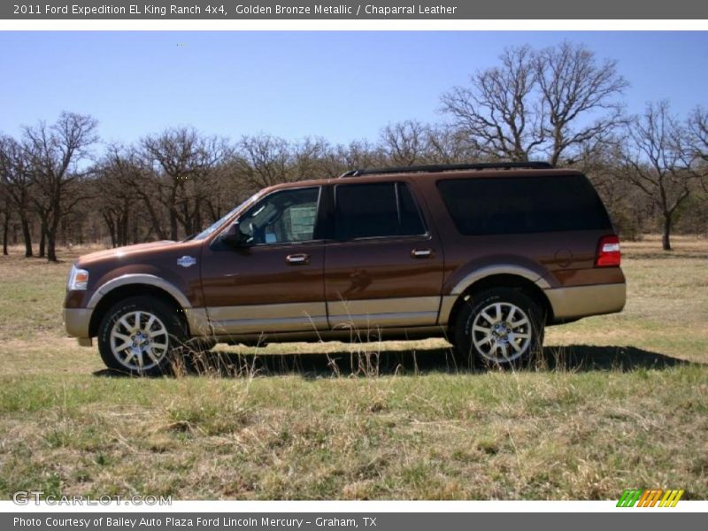 Golden Bronze Metallic / Chaparral Leather 2011 Ford Expedition EL King Ranch 4x4