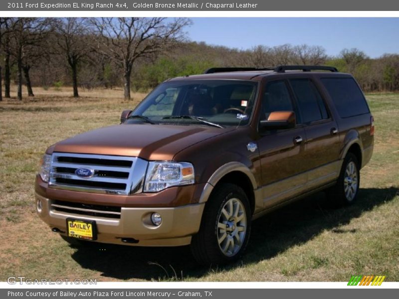 Golden Bronze Metallic / Chaparral Leather 2011 Ford Expedition EL King Ranch 4x4