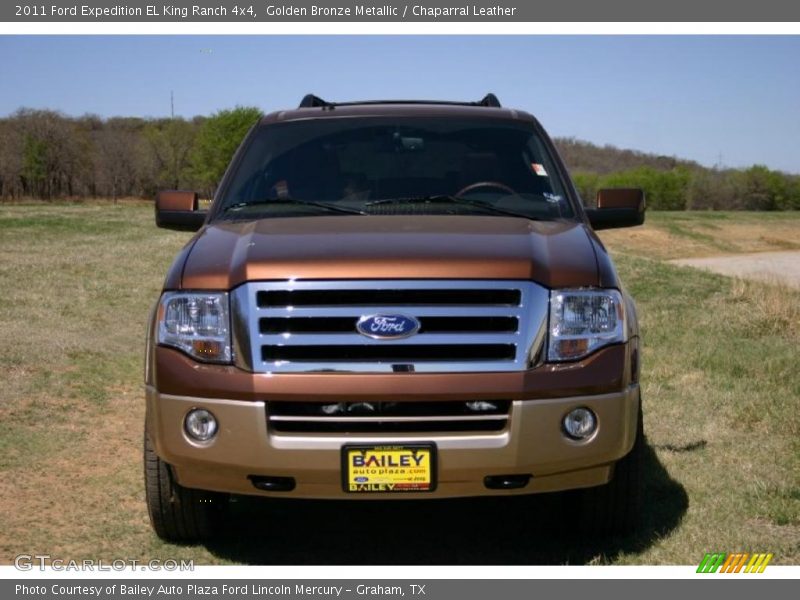 Golden Bronze Metallic / Chaparral Leather 2011 Ford Expedition EL King Ranch 4x4