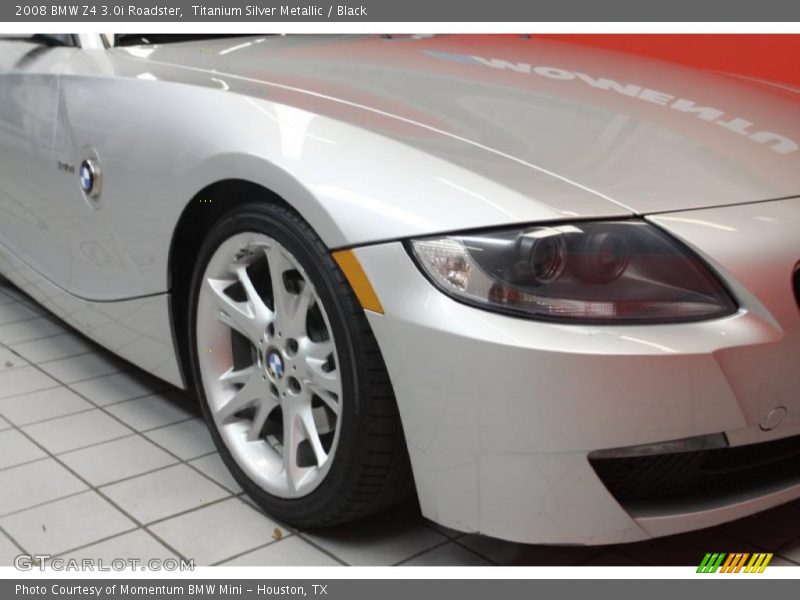 Titanium Silver Metallic / Black 2008 BMW Z4 3.0i Roadster