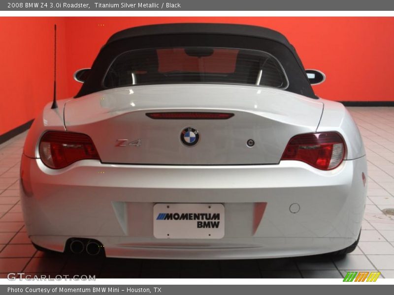 Titanium Silver Metallic / Black 2008 BMW Z4 3.0i Roadster