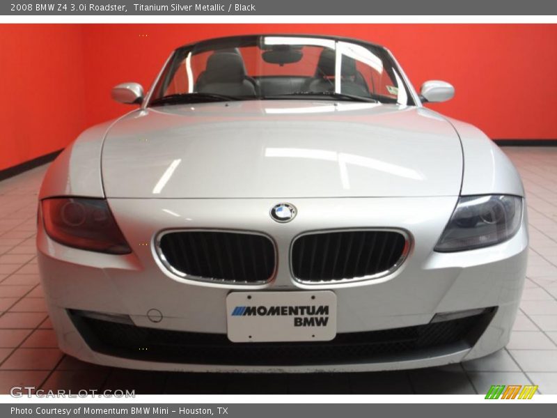 Titanium Silver Metallic / Black 2008 BMW Z4 3.0i Roadster