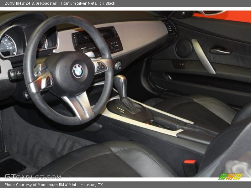 Titanium Silver Metallic / Black 2008 BMW Z4 3.0i Roadster