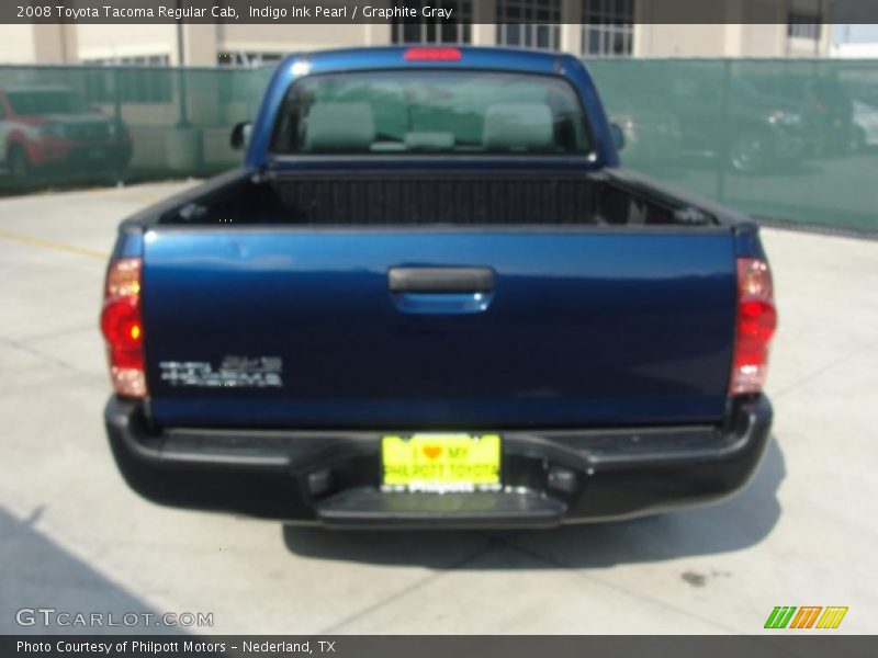 Indigo Ink Pearl / Graphite Gray 2008 Toyota Tacoma Regular Cab