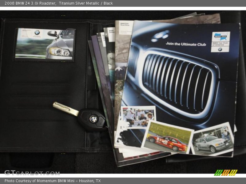 Titanium Silver Metallic / Black 2008 BMW Z4 3.0i Roadster