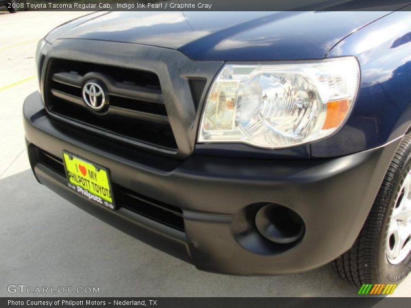 Indigo Ink Pearl / Graphite Gray 2008 Toyota Tacoma Regular Cab