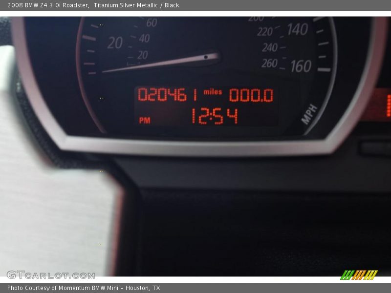 Titanium Silver Metallic / Black 2008 BMW Z4 3.0i Roadster