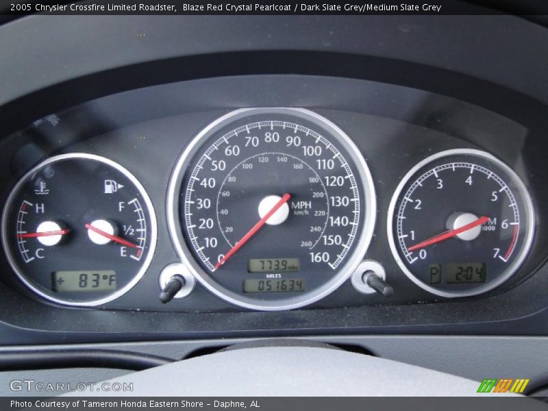  2005 Crossfire Limited Roadster Limited Roadster Gauges