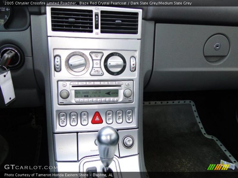 Controls of 2005 Crossfire Limited Roadster