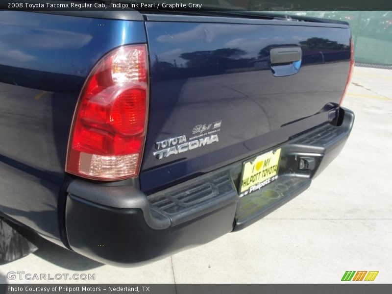 Indigo Ink Pearl / Graphite Gray 2008 Toyota Tacoma Regular Cab