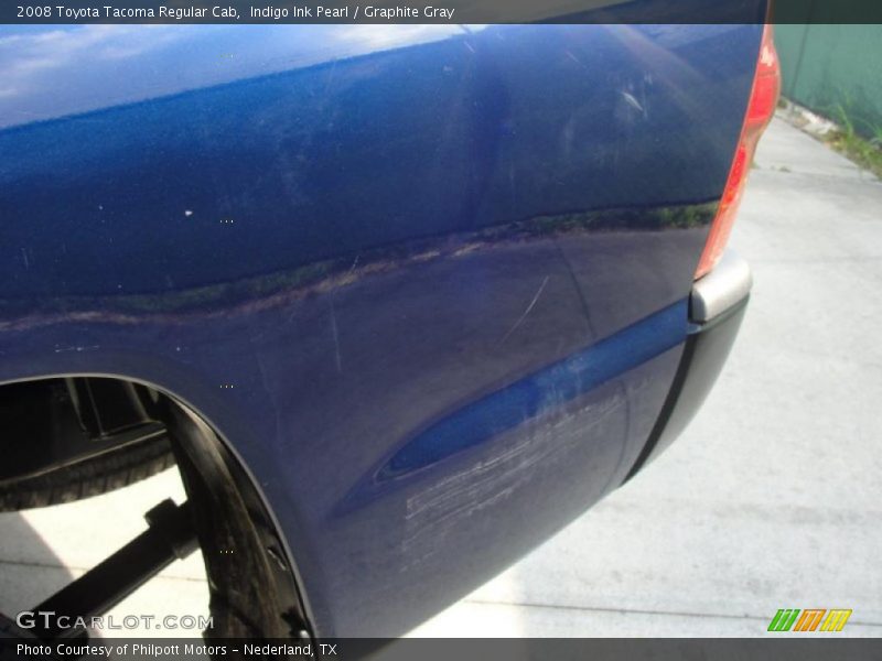 Indigo Ink Pearl / Graphite Gray 2008 Toyota Tacoma Regular Cab