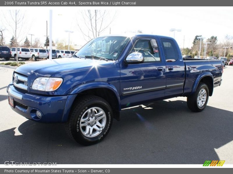 Spectra Blue Mica / Light Charcoal 2006 Toyota Tundra SR5 Access Cab 4x4