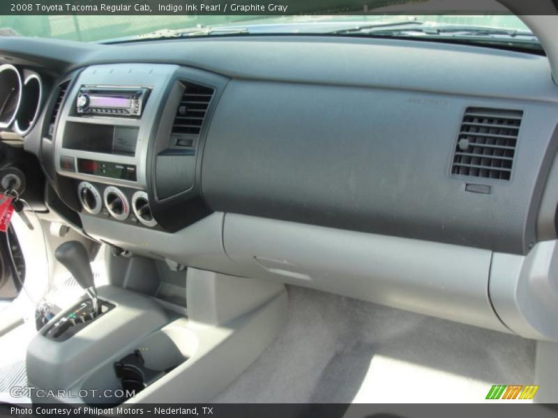 Indigo Ink Pearl / Graphite Gray 2008 Toyota Tacoma Regular Cab