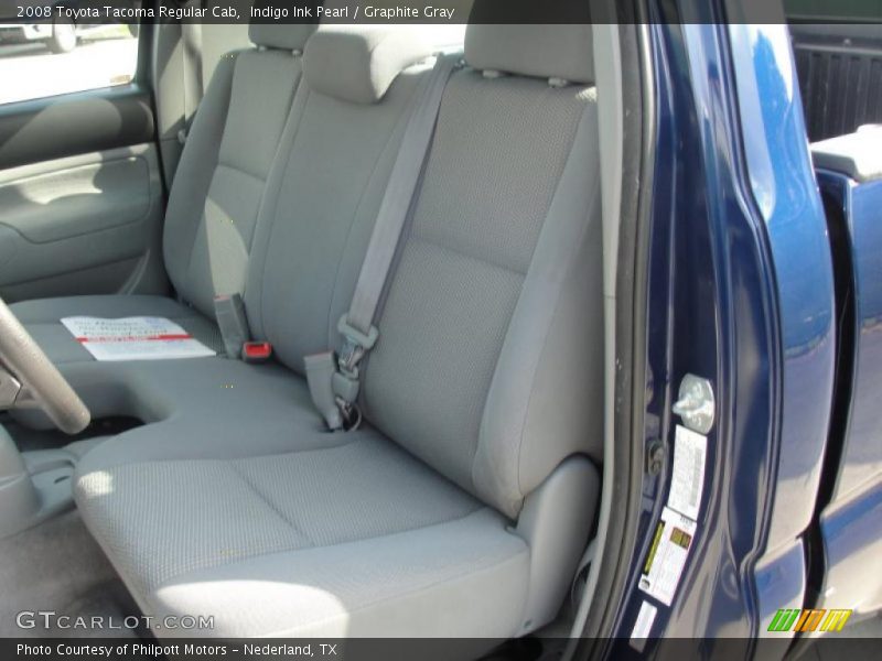 Indigo Ink Pearl / Graphite Gray 2008 Toyota Tacoma Regular Cab