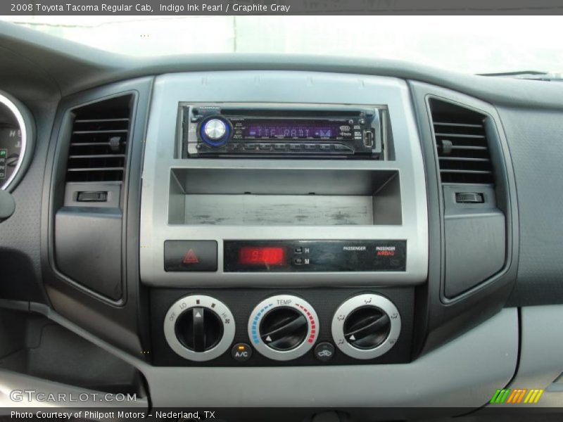 Indigo Ink Pearl / Graphite Gray 2008 Toyota Tacoma Regular Cab