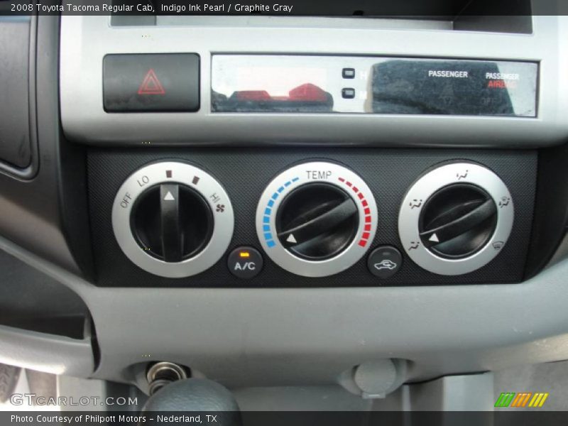 Indigo Ink Pearl / Graphite Gray 2008 Toyota Tacoma Regular Cab